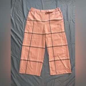 Stylish Plaid Wide-Leg Pants